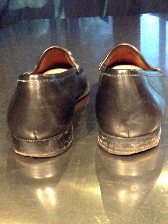 Allen Edmonds Bruzzano Men\'s 10 D Black Horse Bit Loafers Shoes Made In Italy main image 11